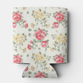 Elegantes Tapetenmuster in Rosen Dosenkühler (Rückseite)