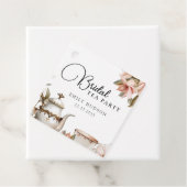 Elegantes Tea Party Brautparty Geschenkanhänger (Beispiel)
