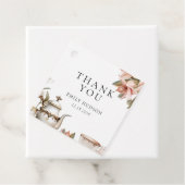 Elegantes Tea Party Brautparty Geschenkanhänger (Beispiel)