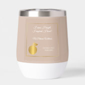 Elegantes Teachers Golden Pastel Retirement Party (Rückseite)