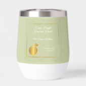 Elegantes Teachers Golden Pastel Retirement Party (Rückseite)