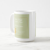 Elegantes Teachers Golden Pastel Retirement Party Kaffeetasse (Vorderseite Links)