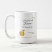Elegantes Teachers Golden Pastel Retirement Party Kaffeetasse (Links)