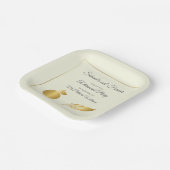 Elegantes Teachers Golden Pastel Retirement Party Pappteller (Gewinkelt)