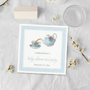 Elegantes Teacups Baby Dusche Tee Party Serviette