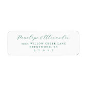 Elegantes Teal Minimalist (Vorne)