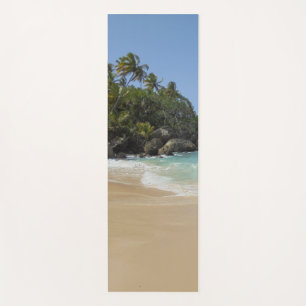 Elegantes Template für die Meereswellen Sand Palms Yogamatte