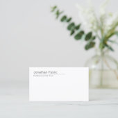 Elegantes Template QR-Code Hochladen der Firmenlog Visitenkarte (Stehend Vorderseite)