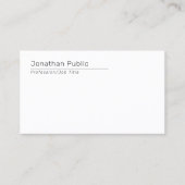 Elegantes Template QR-Code Hochladen der Firmenlog Visitenkarte (Vorderseite)