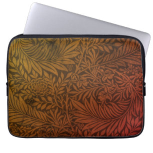 Elegantes Terrakotta-Boho-Blumenmuster Laptopschutzhülle