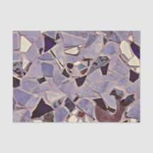 Elegantes Terrazzo Lila Mosaikmuster
