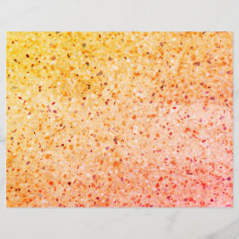 Elegantes Terrazzo Retro Orange Texturmuster