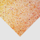 Elegantes Terrazzo Retro Orange Texturmuster Seidenpapier (Ausschnitt)