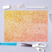 Elegantes Terrazzo Retro Orange Texturmuster Seidenpapier (Handwerk)