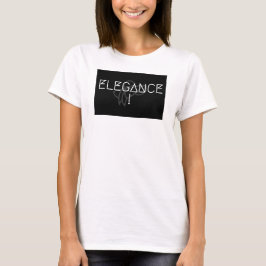 Elegantes Text-T-Shirt T-Shirt