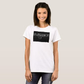 Elegantes Text-T-Shirt T-Shirt (Vorne ganz)