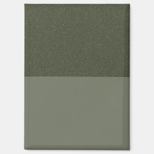 Elegantes Textured Moss Green Magnet - Anpassbar