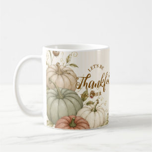 Elegantes Thanksgiving mit Erbstück-Kürbis Kaffeetasse