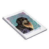 Elegantes Tibetan-Mastiff-Notebook Notizblock (Rechte Seite)