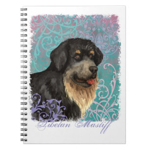Elegantes Tibetan-Mastiff-Notebook Notizblock