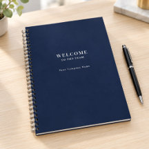Elegantes tiefes Navy Business Executive Willkomme