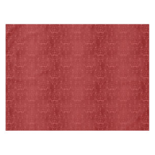 Elegantes tiefrotes Damastmuster Tischdecke