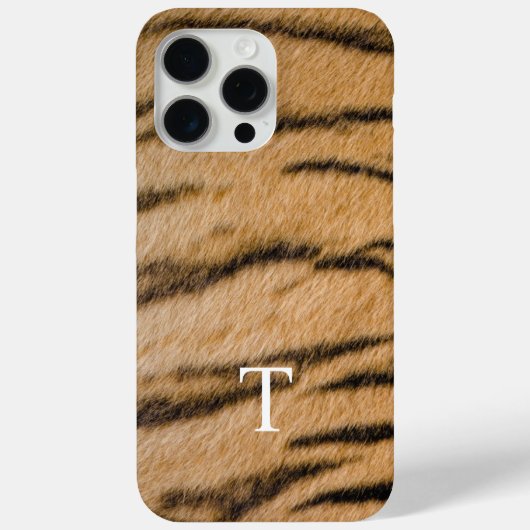 Elegantes Tiger Stripe Fur Muster - Chic Case-Mate iPhone Hülle (Rückseite)