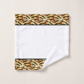 Elegantes Tigermuster Handtuchhandtuch-Set Badhandtuch Set (Waschlappen)
