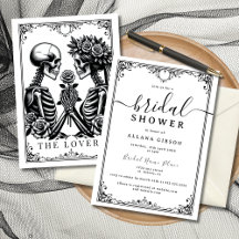 Elegantes Till Death Do us Part Tarot Brautparty