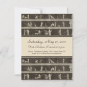 Elegantes Toga Party Schönes klassisches Motiv Einladung (Rückseite)