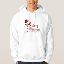 Elegantes Top Hat Snowman Ugly Sweater Sweatshirt