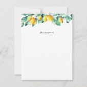 Elegantes Toscana Foto Hochzeit Save The Date (Rückseite)