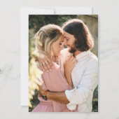 Elegantes toskanisches Sunset Blooms Foto Save The Date (Rückseite)