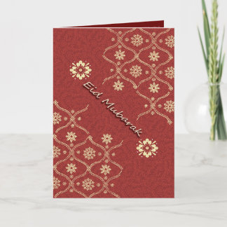 Elegantes traditionelles Henna-Kunst-Design für Ei Feiertagskarte