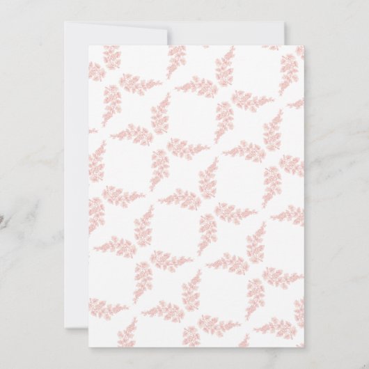 Elegantes Traubenmost Champagner Brautparty Einladung (Rückseite)