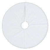 Elegantes Tree Skirt für eine gemütliche Touch Fleece Weihnachtsbaumdecke (Vorderseite)