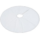 Elegantes Tree Skirt für eine gemütliche Touch Fleece Weihnachtsbaumdecke (Schrägansicht)