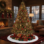 Elegantes Tree Skirt für eine gemütliche Touch Fleece Weihnachtsbaumdecke