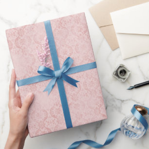 Elegantes, trendiges Damask Muster-Papierwalzen Geschenkpapier