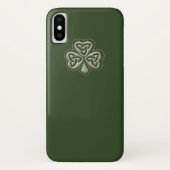 Elegantes trendiges Irish Kleeblatt Case-Mate iPhone Hülle (Rückseite)