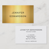 Elegantes, trendiges, minimalistisches berufliches visitenkarte (Vorne/Hinten)