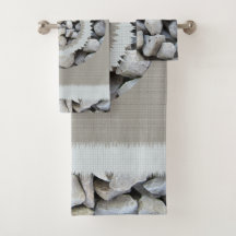 Elegantes trendiges Muster aus schönen grauen Kies