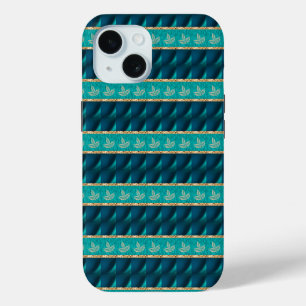 Elegantes Trendiges Türkis Case-Mate iPhone Hülle