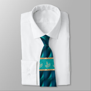 Elegantes Trendiges Türkis  Krawatte