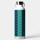 Elegantes Trendiges Türkis Trinkflasche (Vorderseite)