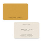 Elegantes trendy Yellow Brown einfaches Template M