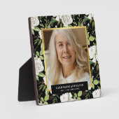 Elegantes Tribute-Foto Fotoplatte (Vorderseite)