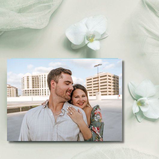 Elegantes Tropical Beach Foto Hochzeit speichern S Save The Date