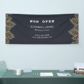 Elegantes Tropical Makeup Artist Business Banner (Messe)