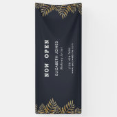 Elegantes Tropical Makeup Artist Business Banner (Vertikal)